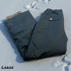 Dragonflies Girls LARGE Insulated Ski Snowboard Pants Snow Dragons Floral Lined